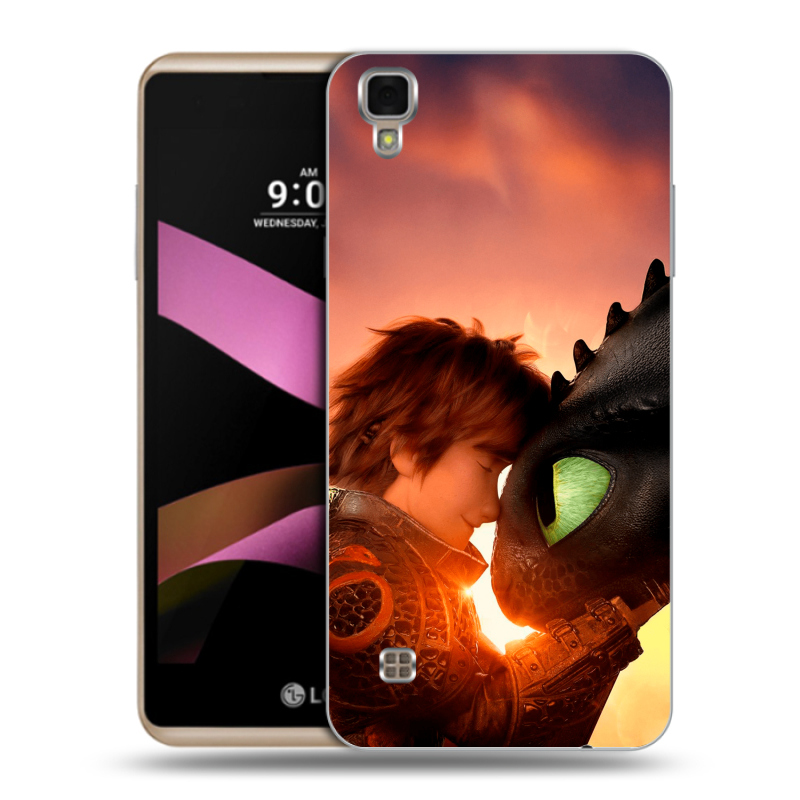 Пластиковый чехол на LG X Style с принтом Как приручить дракона Пластиковый чехол на LG X Style с принтом Как приручить дракона