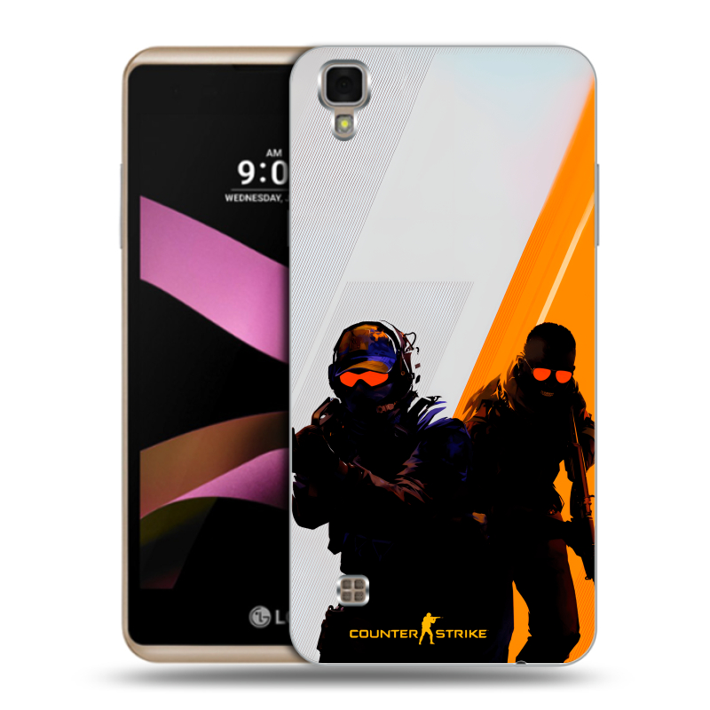 Пластиковый чехол на LG X Style с принтом Контер страйк Counter strike Пластиковый чехол на LG X Style с принтом Контер страйк Counter strike