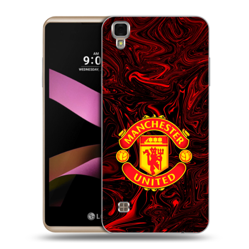 Пластиковый чехол на LG X Style с принтом Manchester United Пластиковый чехол на LG X Style с принтом Manchester United