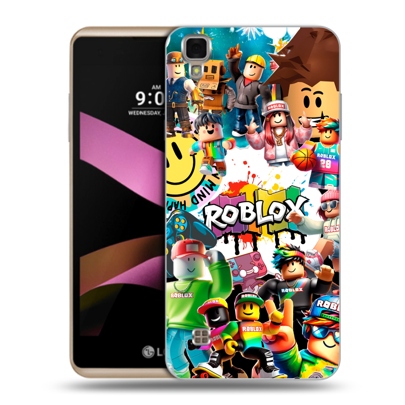 Пластиковый чехол на LG X Style с принтом Roblox Роблокс Пластиковый чехол на LG X Style с принтом Roblox Роблокс