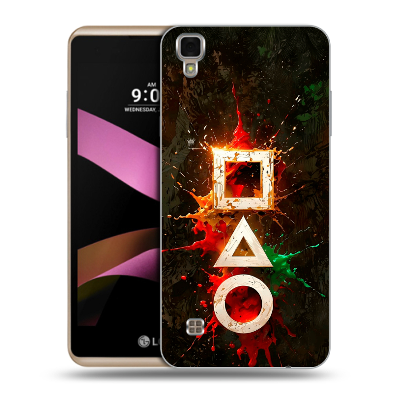 Пластиковый чехол на LG X Style с принтом Squid Game Игра кальмара Пластиковый чехол на LG X Style с принтом Squid Game Игра кальмара