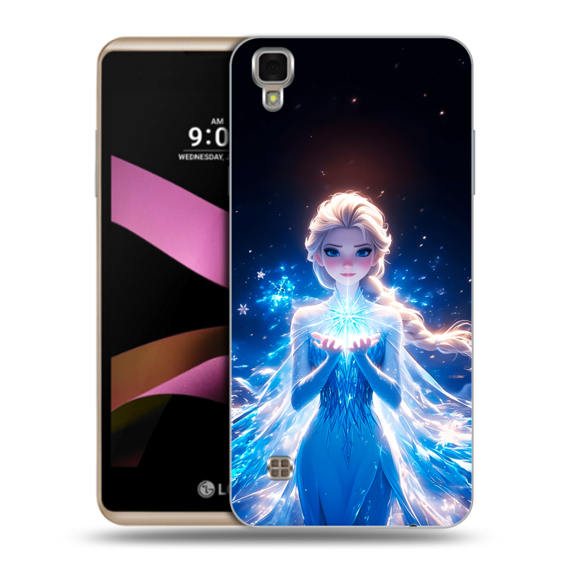 Пластиковый чехол на LG X Style с принтом Холодное сердце Frozen Пластиковый чехол на LG X Style с принтом Холодное сердце Frozen