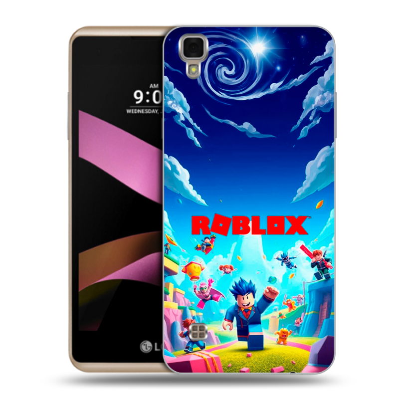 Пластиковый чехол на LG X Style с принтом Roblox Роблокс Пластиковый чехол на LG X Style с принтом Roblox Роблокс