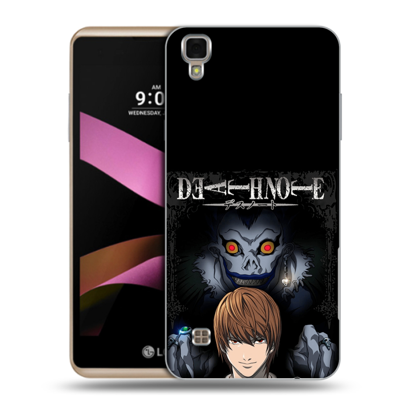 Пластиковый чехол на LG X Style с принтом Death note Тетрадь смерти Пластиковый чехол на LG X Style с принтом Death note Тетрадь смерти