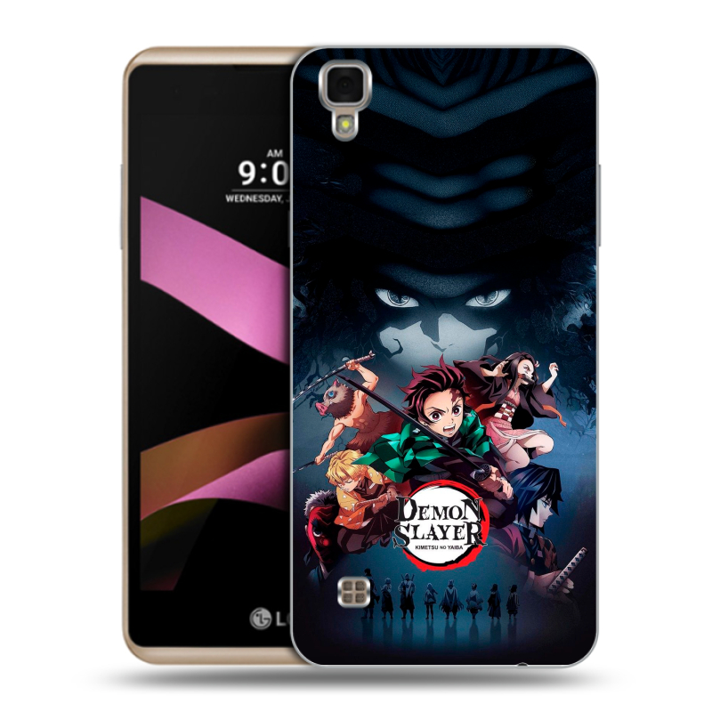 Пластиковый чехол на LG X Style с принтом Demon Slayer Клинок рассекающий демонов Пластиковый чехол на LG X Style с принтом Demon Slayer Клинок рассекающий демонов