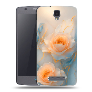Силиконовый чехол на ZTE Blade L5 с принтом Женский