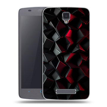 Силиконовый чехол на ZTE Blade L5 с принтом Абстракция