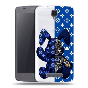 Силиконовый чехол на ZTE Blade L5 с принтом Луи робот