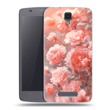 Силиконовый чехол на ZTE Blade L5 с принтом Розы цветы