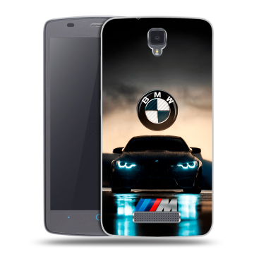 Силиконовый чехол на ZTE Blade L5 с принтом БМВ BMW