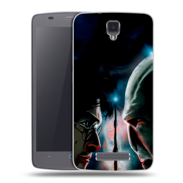 Силиконовый чехол на ZTE Blade L5 с принтом Гарри Поттер Harry Potter