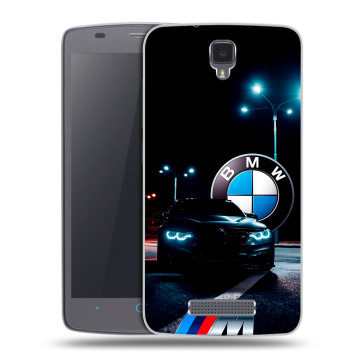Силиконовый чехол на ZTE Blade L5 с принтом БМВ BMW