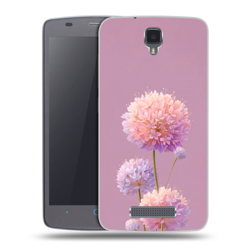 Силиконовый чехол на ZTE Blade L5 с принтом Цветы
