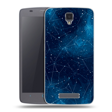 Силиконовый чехол на ZTE Blade L5 с принтом Космос звезды