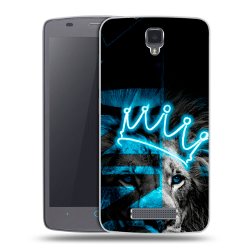 Силиконовый чехол на ZTE Blade L5 с принтом Король лев