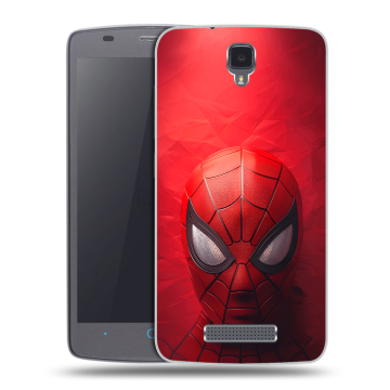 Силиконовый чехол на ZTE Blade L5 с принтом Spiderman Человек паук