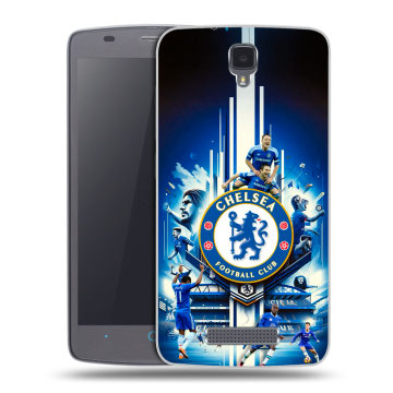 Силиконовый чехол на ZTE Blade L5 с принтом Chelsea Челси