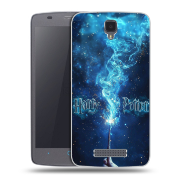 Силиконовый чехол на ZTE Blade L5 с принтом Harry Potter Гарри Поттер