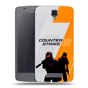 Силиконовый чехол на ZTE Blade L5 с принтом Counter Strike