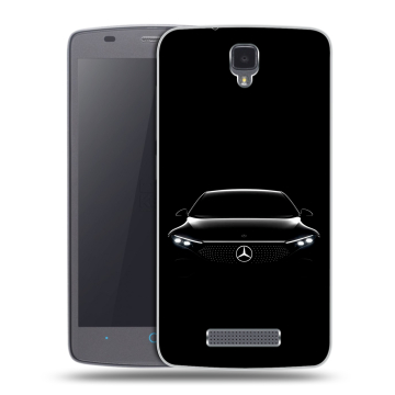 Силиконовый чехол на ZTE Blade L5 с принтом Mercedes Мерседес