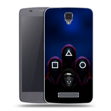 Силиконовый чехол на ZTE Blade L5 с принтом Игра Кальмара