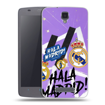 Силиконовый чехол на ZTE Blade L5 с принтом Real Madrid Реал Мадрид