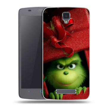 Силиконовый чехол на ZTE Blade L5 с принтом Новый год