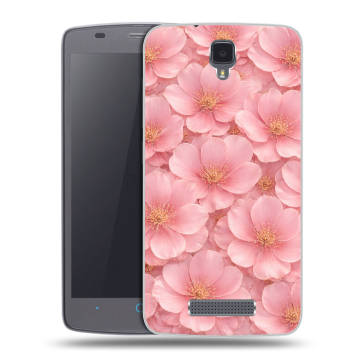 Силиконовый чехол на ZTE Blade L5 с принтом женский