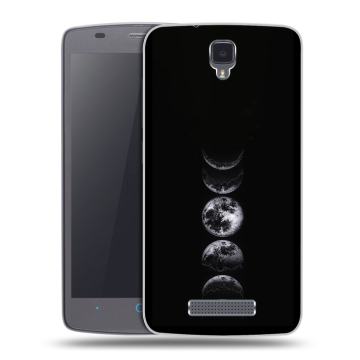 Силиконовый чехол на ZTE Blade L5 с принтом женский