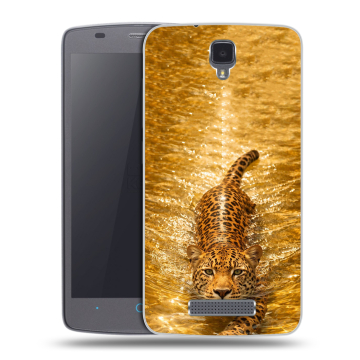 Силиконовый чехол на ZTE Blade L5 с принтом женский