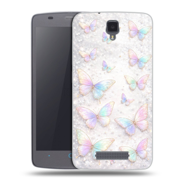 Силиконовый чехол на ZTE Blade L5 с принтом женский