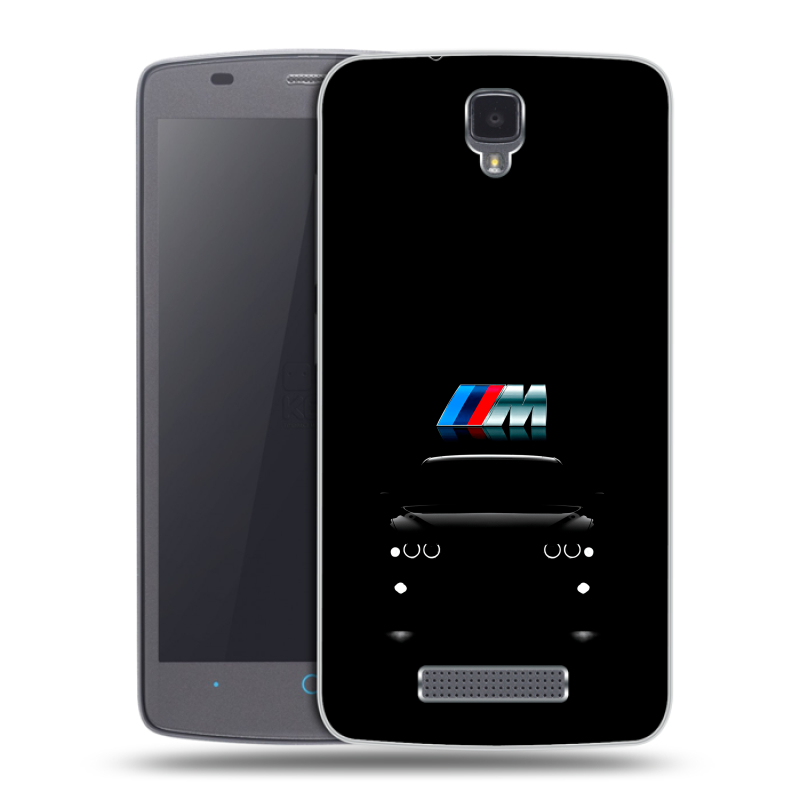Силиконовый чехол на ZTE Blade L5 с принтом БМВ BMW Силиконовый чехол на ZTE Blade L5 с принтом БМВ BMW