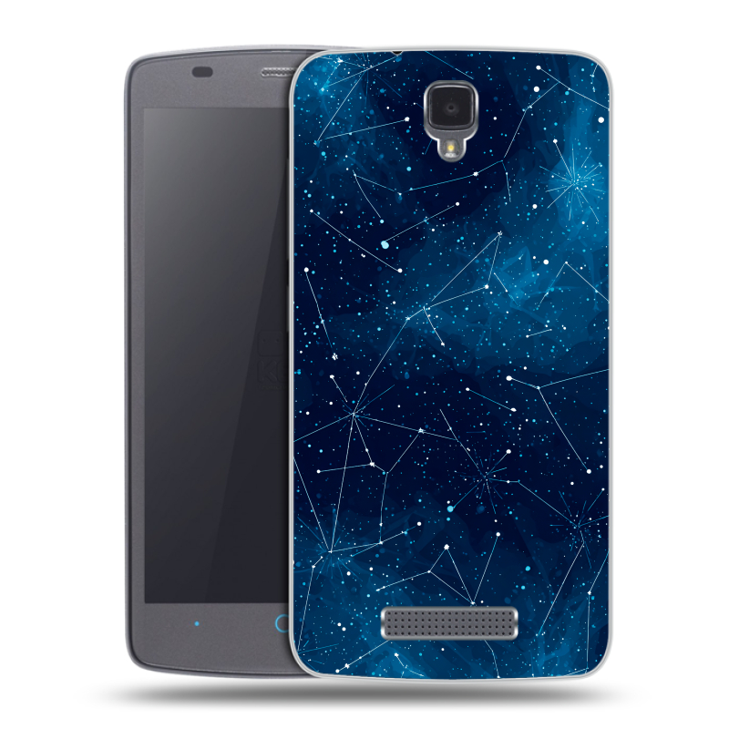 Силиконовый чехол на ZTE Blade L5 с принтом Космос звезды Силиконовый чехол на ZTE Blade L5 с принтом Космос звезды