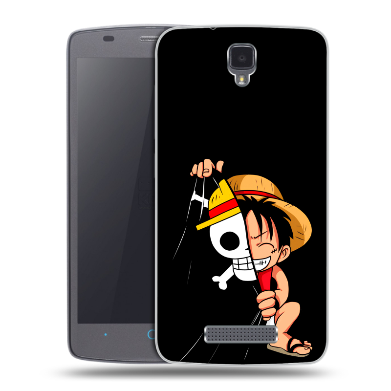 Силиконовый чехол на ZTE Blade L5 с принтом One Piece Ван Пис Силиконовый чехол на ZTE Blade L5 с принтом One Piece Ван Пис