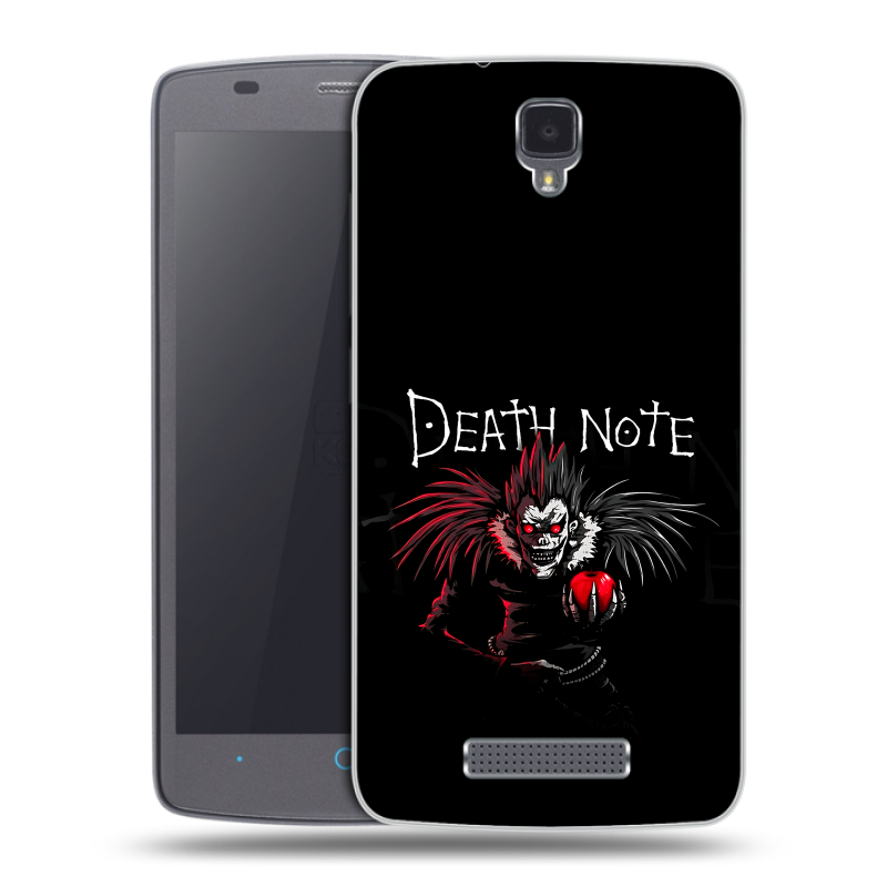 Силиконовый чехол на ZTE Blade L5 с принтом Death note Тетрадь смерти Силиконовый чехол на ZTE Blade L5 с принтом Death note Тетрадь смерти