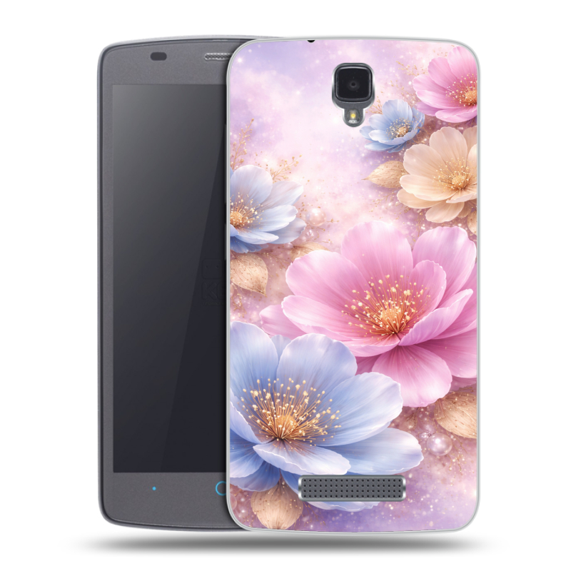 Силиконовый чехол на ZTE Blade L5 с принтом женский Силиконовый чехол на ZTE Blade L5 с принтом женский