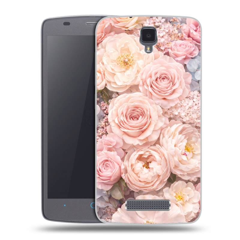 Силиконовый чехол на ZTE Blade L5 с принтом женский Силиконовый чехол на ZTE Blade L5 с принтом женский