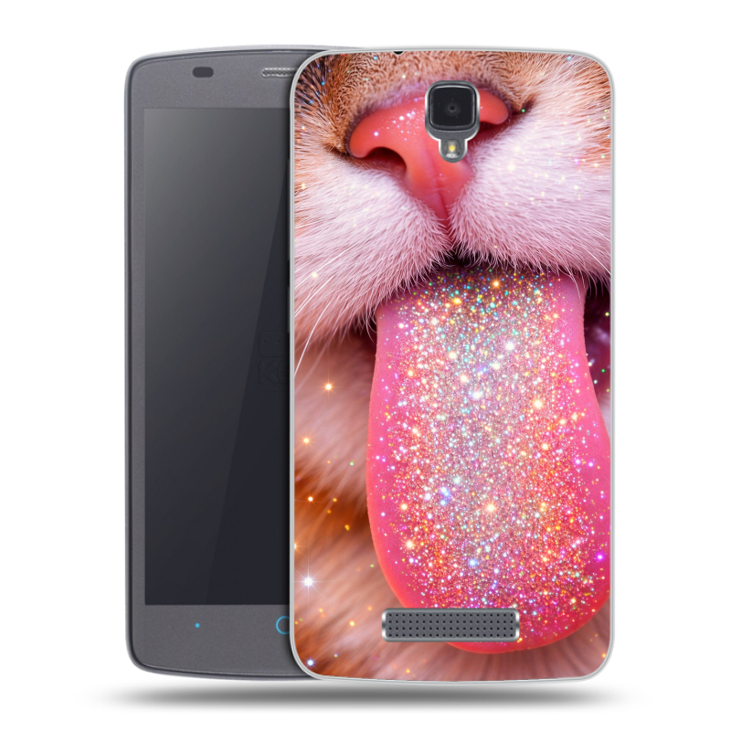 Силиконовый чехол на ZTE Blade L5 с принтом для девочек Силиконовый чехол на ZTE Blade L5 с принтом для девочек