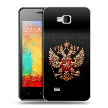 Силиконовый чехол на ZTE Blade AF3 с принтом Герб России Силиконовый чехол на ZTE Blade AF3 с принтом Герб России