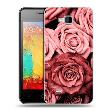 Силиконовый чехол на ZTE Blade AF3 с принтом Цветы розы Силиконовый чехол на ZTE Blade AF3 с принтом Цветы розы