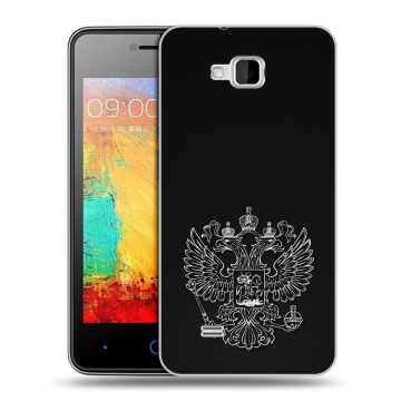Силиконовый чехол на ZTE Blade AF3 с принтом Герб России Силиконовый чехол на ZTE Blade AF3 с принтом Герб России
