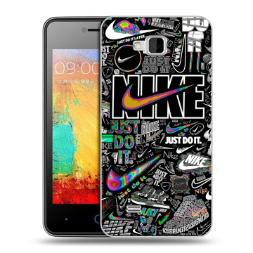 Силиконовый чехол на ZTE Blade AF3 с принтом Найк Силиконовый чехол на ZTE Blade AF3 с принтом Найк