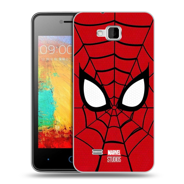 Силиконовый чехол на ZTE Blade AF3 с принтом человек паук spiderman Силиконовый чехол на ZTE Blade AF3 с принтом человек паук spiderman