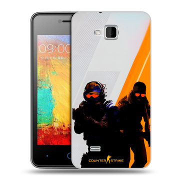 Силиконовый чехол на ZTE Blade AF3 с принтом Контер страйк Counter strike Силиконовый чехол на ZTE Blade AF3 с принтом Контер страйк Counter strike