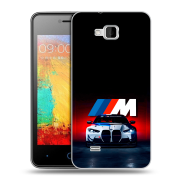 Силиконовый чехол на ZTE Blade AF3 с принтом БМВ BMW Силиконовый чехол на ZTE Blade AF3 с принтом БМВ BMW