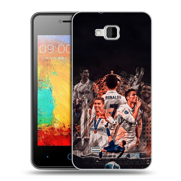 Силиконовый чехол на ZTE Blade AF3 с принтом Реал Роналдо Real Ronaldo Силиконовый чехол на ZTE Blade AF3 с принтом Реал Роналдо Real Ronaldo