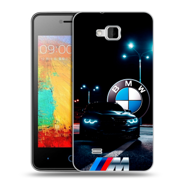 Силиконовый чехол на ZTE Blade AF3 с принтом БМВ BMW Силиконовый чехол на ZTE Blade AF3 с принтом БМВ BMW