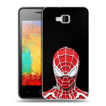 Силиконовый чехол на ZTE Blade AF3 с принтом человек паук spiderman Силиконовый чехол на ZTE Blade AF3 с принтом человек паук spiderman