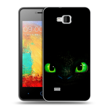 Силиконовый чехол на ZTE Blade AF3 с принтом Как приручить дракона Силиконовый чехол на ZTE Blade AF3 с принтом Как приручить дракона