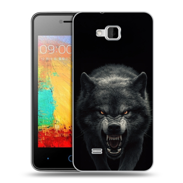 Силиконовый чехол на ZTE Blade AF3 с принтом Волк Силиконовый чехол на ZTE Blade AF3 с принтом Волк